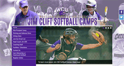 Desktop Screenshot of jimcliftsoftballcamps.com