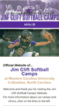 Mobile Screenshot of jimcliftsoftballcamps.com